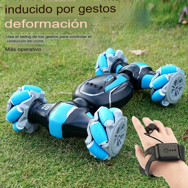 Auto de acrobacias control remoto doble mando🔥✨