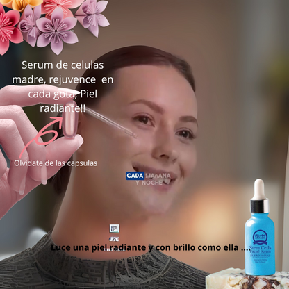 Suero facial Nevada con células madre, efecto lifting sin agujas!!