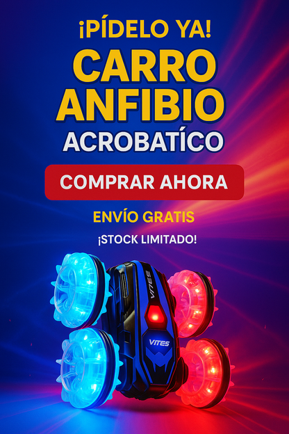 Carro anfibio, tierra, agua, gras, todo terreno.