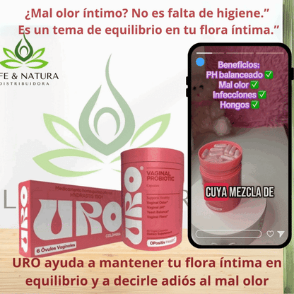 URO Probiotic, para mantener tu PH balanceado. Olvídate de los malos olores en la 🌸