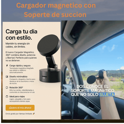 Olvidate de los cargadores con cables molestosos.