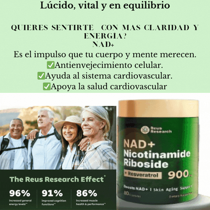 Energía y vitalidad a nivel celular. Suplemento premium para tu energía.