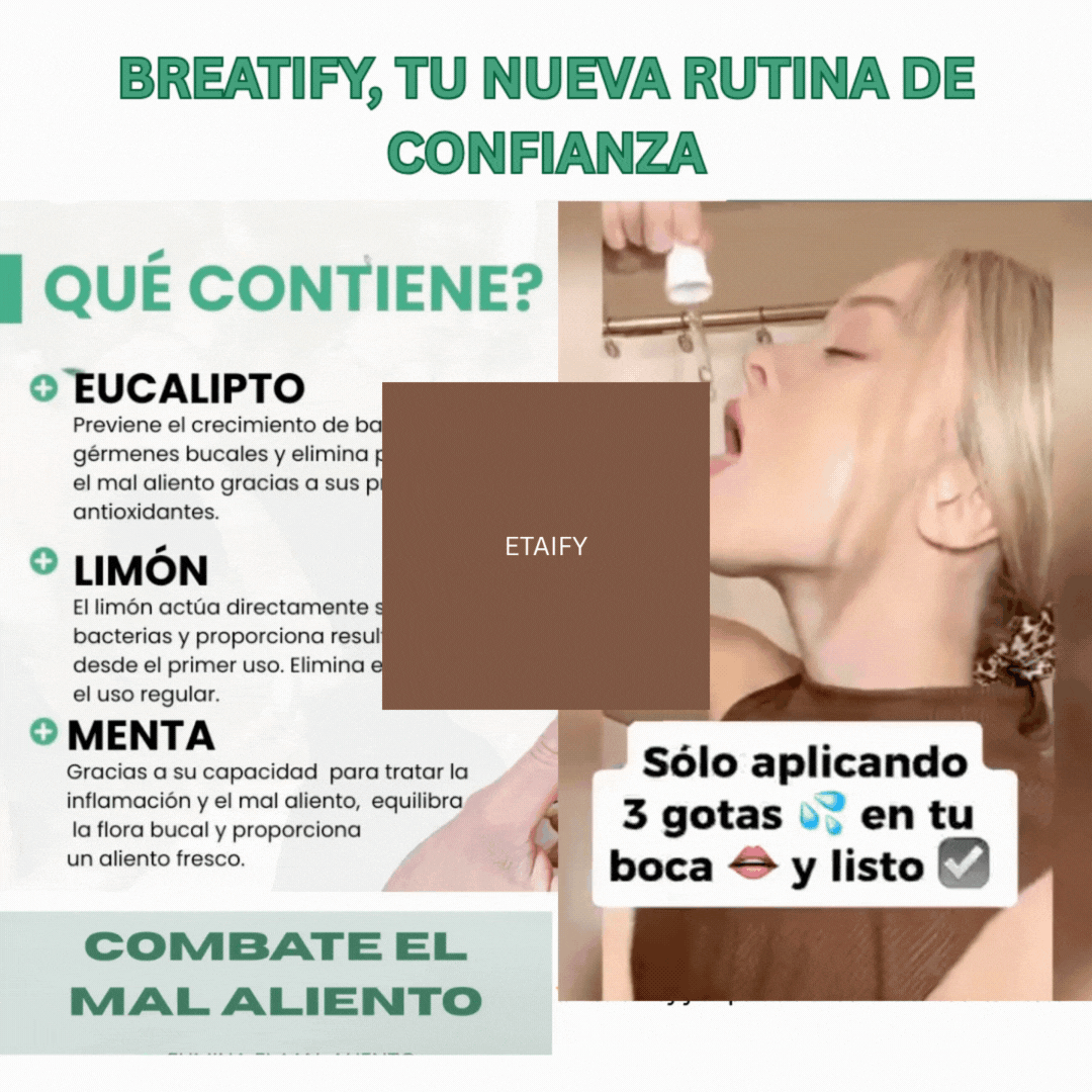 🌿Breatify  Vegano, natural y efectivo: adiós al mal aliento