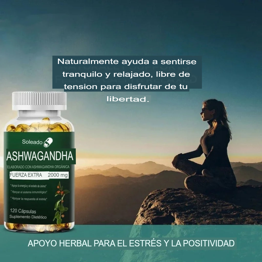La Ashwagandha es una hierba adaptógena con propiedades antiinflamatorias, antioxidantes .