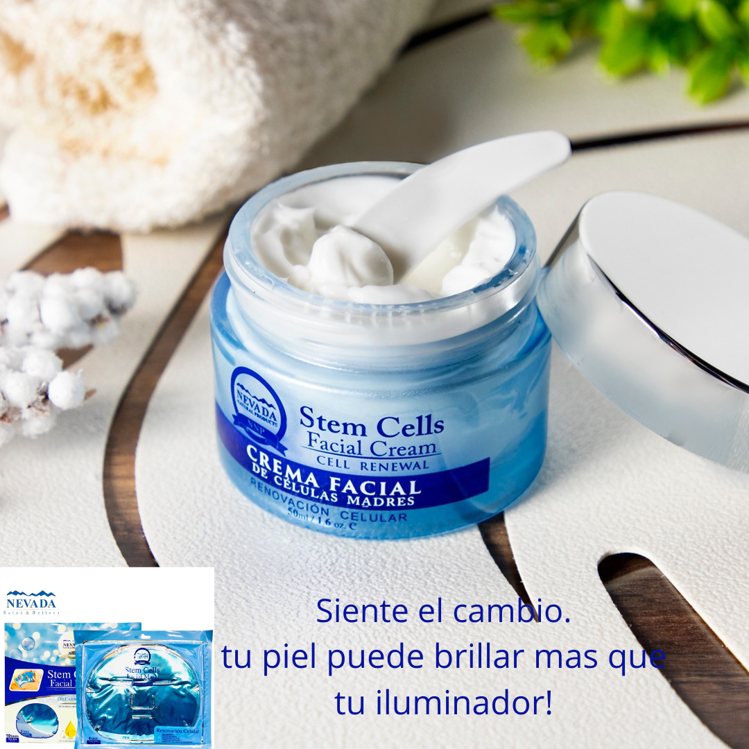 Crema hidratante con células madre
