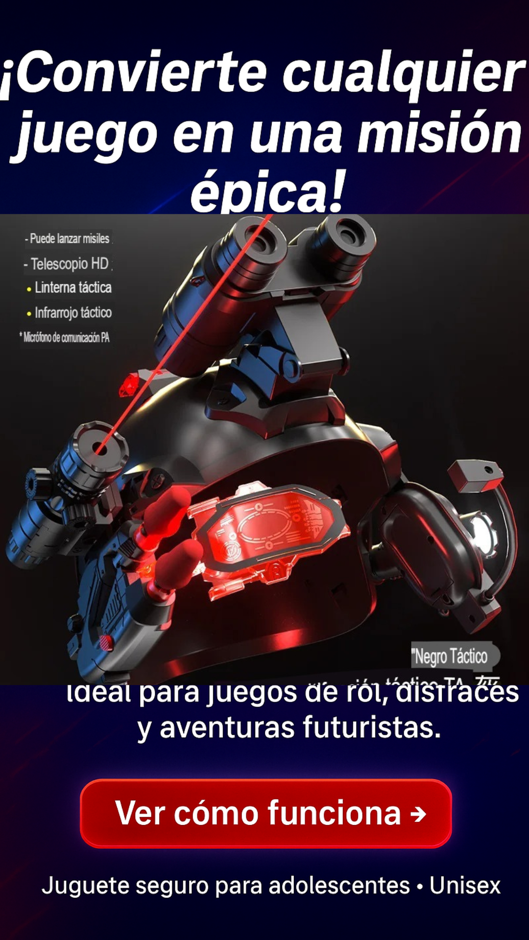 🚀✨ El juguete futurista que hace que cada aventura sea épica