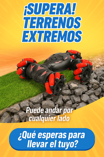 Auto de acrobacias control remoto doble mando🔥✨