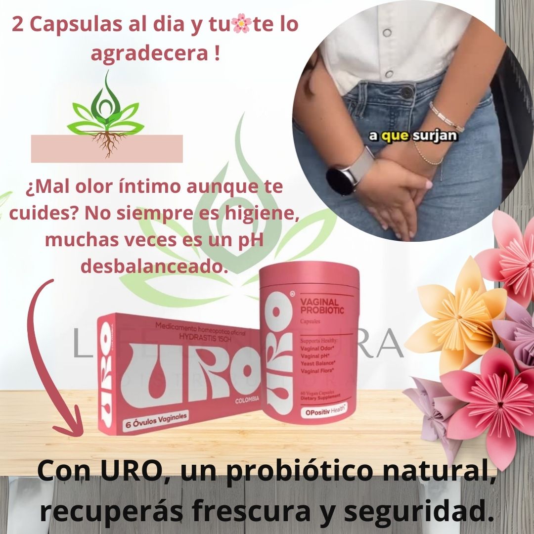 URO Probiotic, para mantener tu PH balanceado. Olvídate de los malos olores en la 🌸
