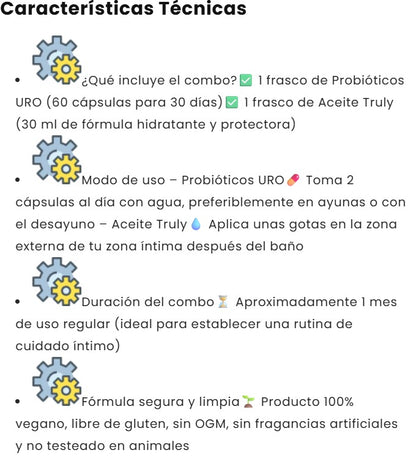 Combo salud intima URO + TRULY, duo que transforma tu zona V