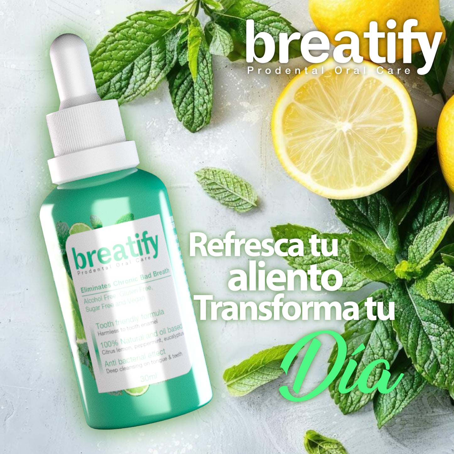🌿Breatify  Vegano, natural y efectivo: adiós al mal aliento