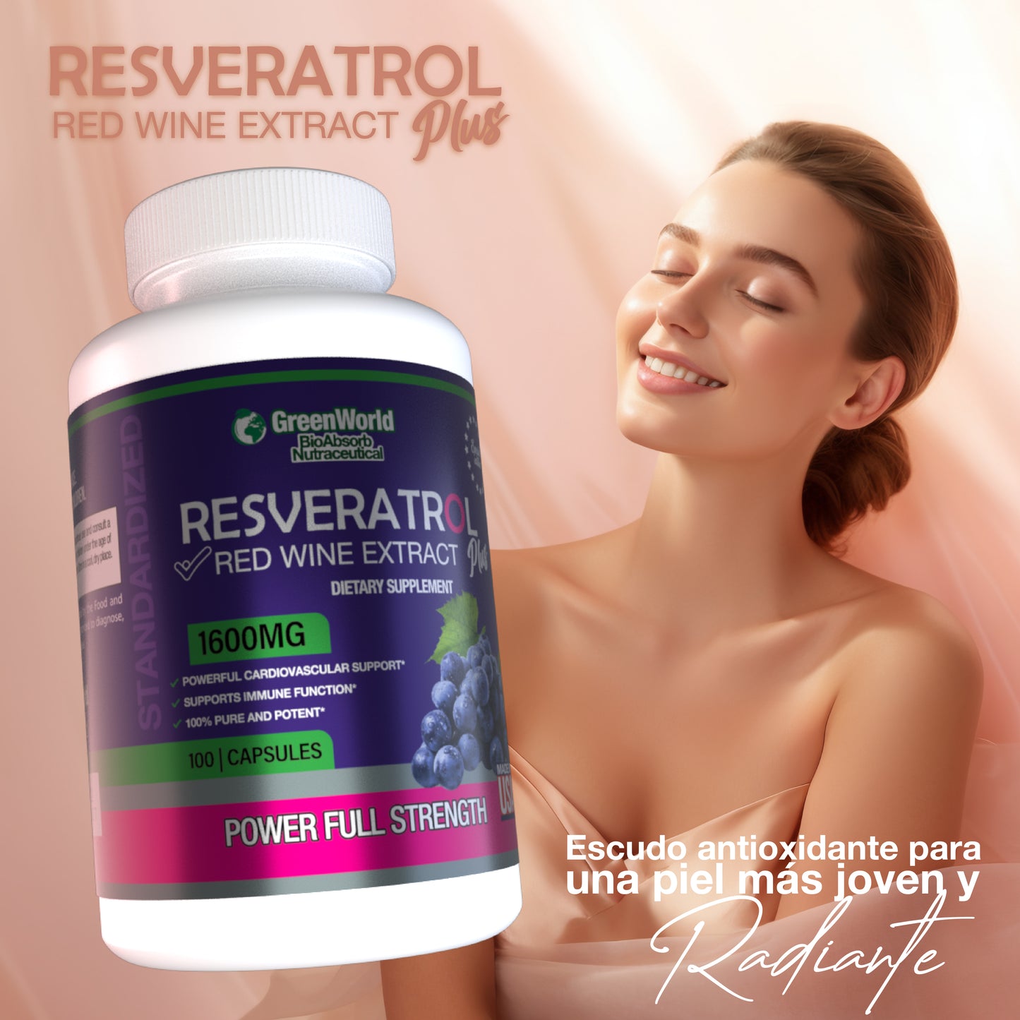 Cansancio !!!Resveratrol Red Bienestar Integral y Defensa del Cuerpo.